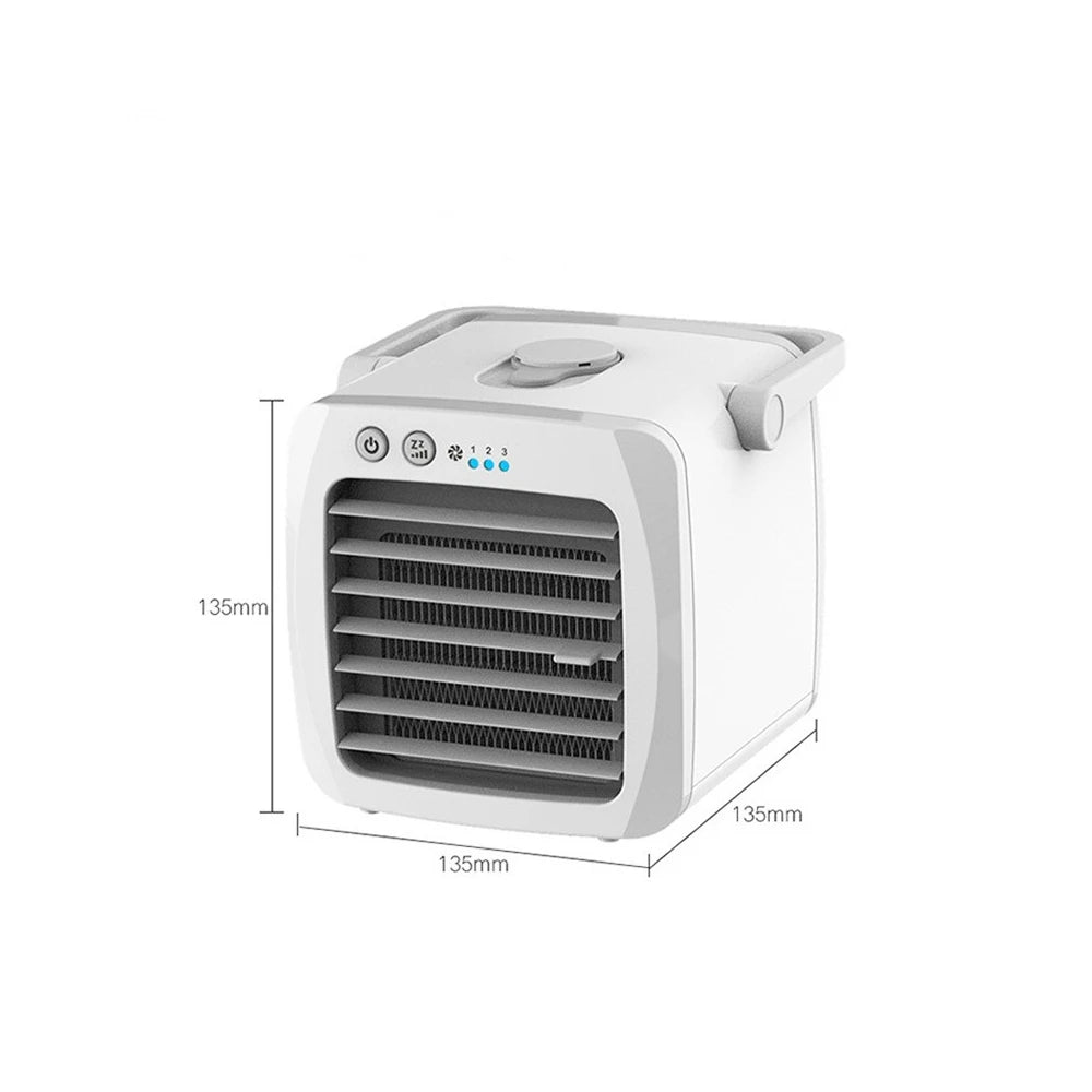 Mini Portable Cooler Air Conditioner Fan Summer Quick Easy Cooling Air Conditioner Air Cooler Fan USB Air Conditioning for Room