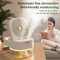 Rechargeable 4000Mah 2.5L Dual Spray Humidifier Fan